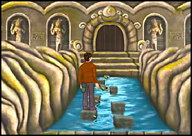 Antik Tapınak - Kayıp kız arkadaşınızı ve sütun taşlarını bulmak için ölümcül tuzakları piranalı suları ve pek çok gizemli bulmacayı çözmeniz gerekecek