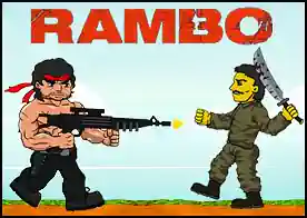 Rambo olarak ormana git ve kaçırılan ajanları düşmanın elinden kurtar