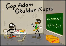 Çöp Adam Okuldan Kaçış